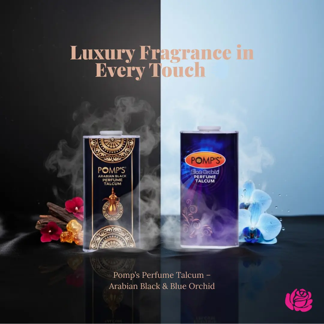 Pomp's Perfume talcum